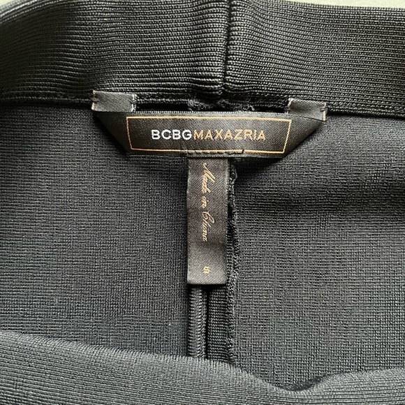 BCBG Black Skater Skirt with scalloped hem. - Picture 3 of 3